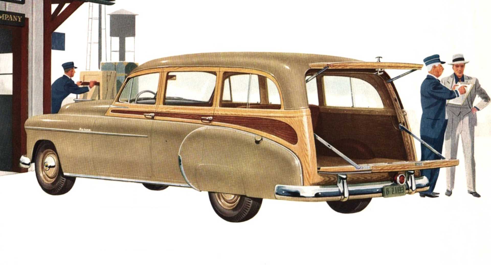 Chevrolet Styleline Deluxe Station Wagon 3.9 Powerglide, 106hp, 1950
