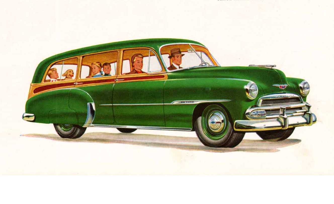Chevrolet Styleline Deluxe Station Wagon 3.9 Powerglide, 106hp, 1951