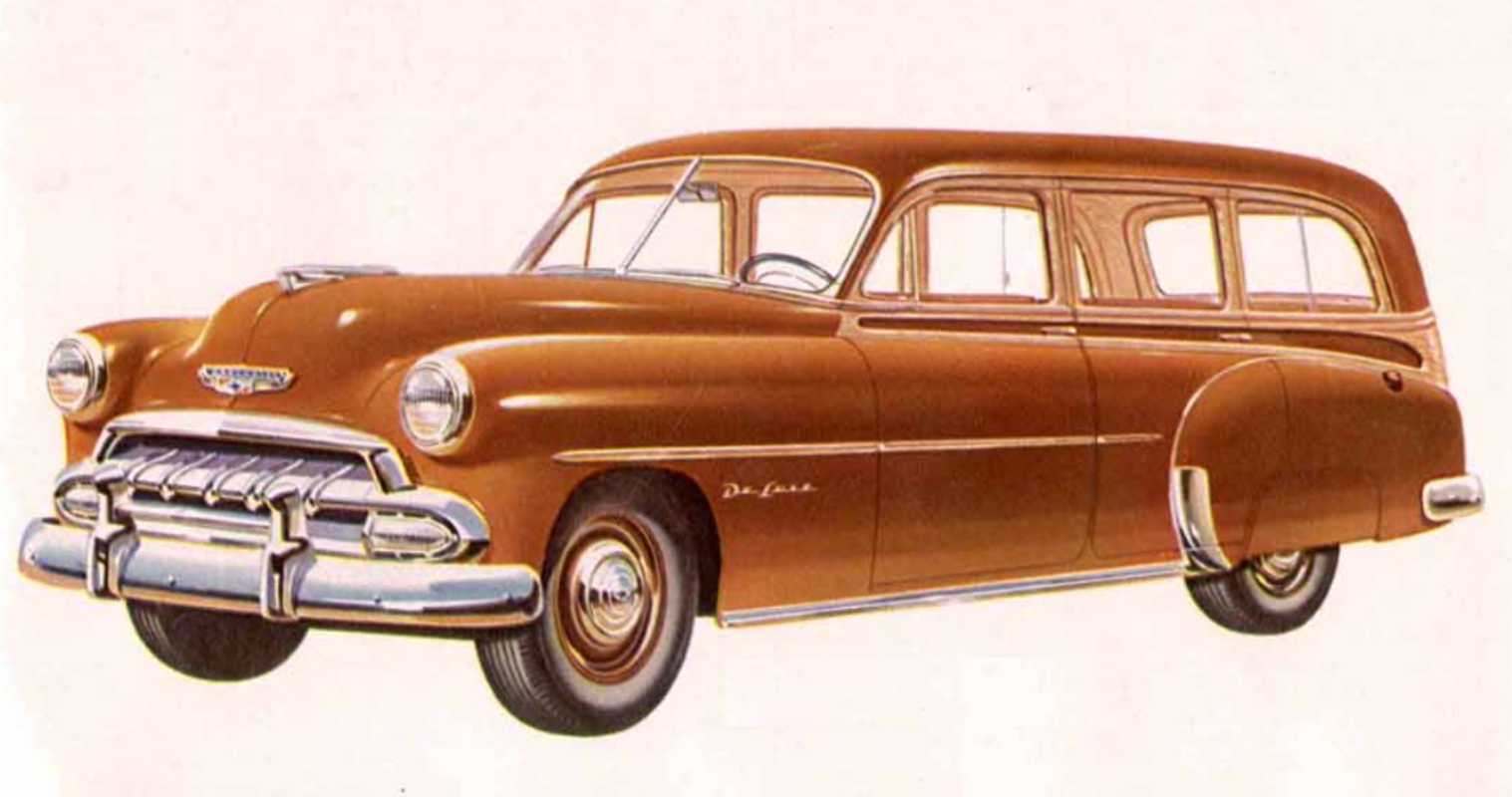 Chevrolet Styleline Deluxe Station Wagon 3.9 Powerglide, 106hp, 1952