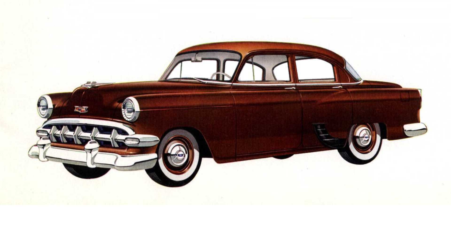 Chevrolet One-Fifty 4-door Sedan 3.9 Powerglide, 127hp, 1954