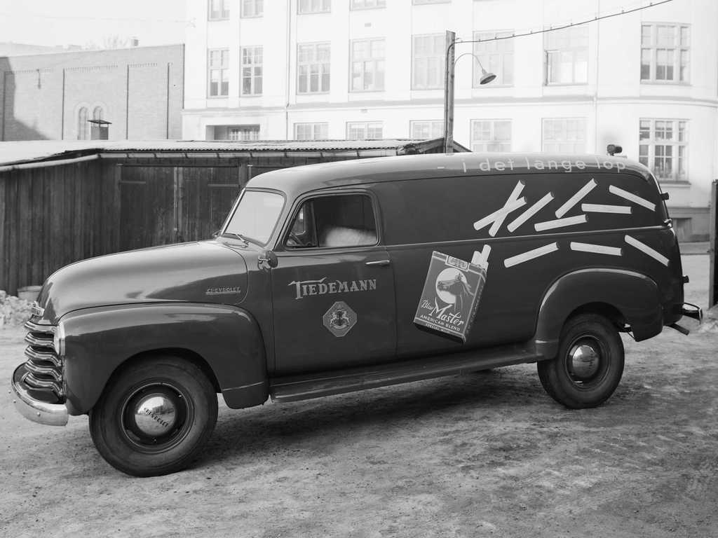 Chevrolet 3805 Panel Truck NAPCO Powr-Pak 3.5 4x4 Manual, 93hp, 1951