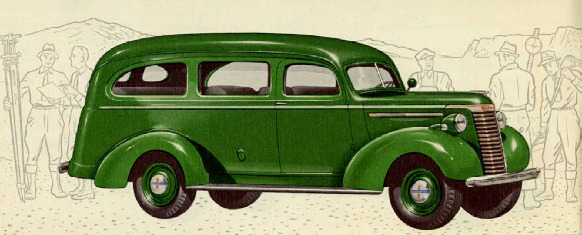 Chevrolet Model KC Suburban Carryall 3.5 Manual, 79hp, 1940