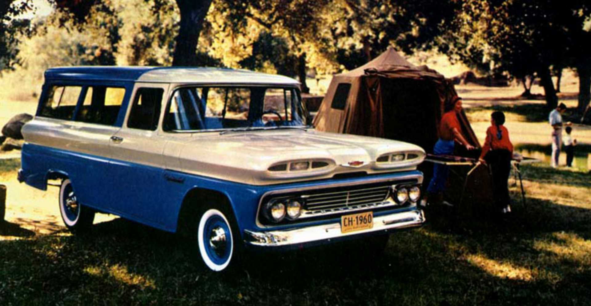 Chevrolet K10 Suburban Carryall 3.9 4WD Manual, 137hp, 1960