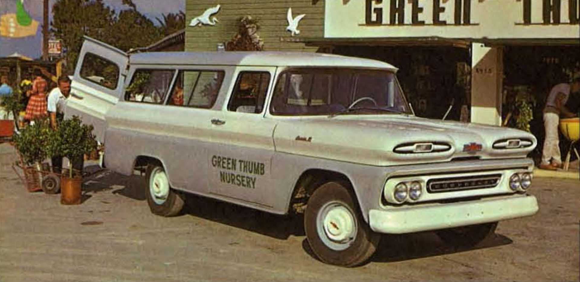 Chevrolet K10 Suburban Carryall 4.6 V8 4WD Manual, 162hp, 1961