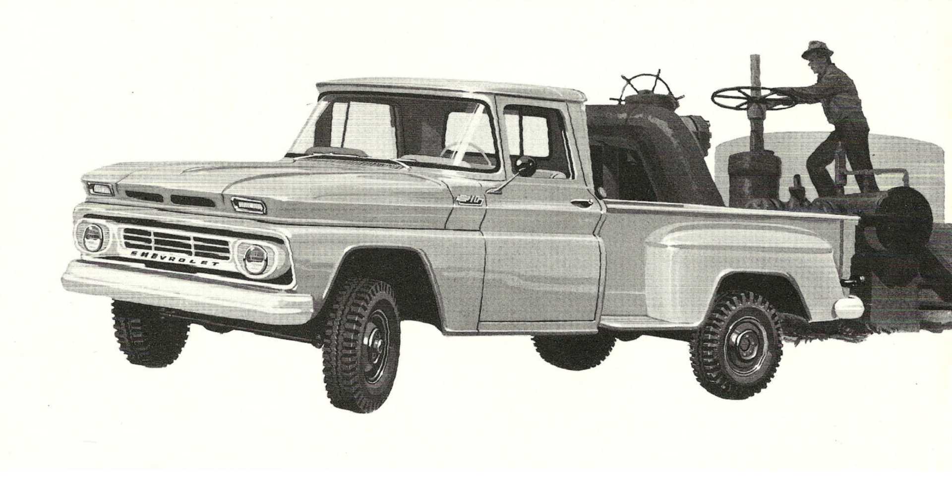Chevrolet K10 3.9 4WD Manual, 137hp, 1962