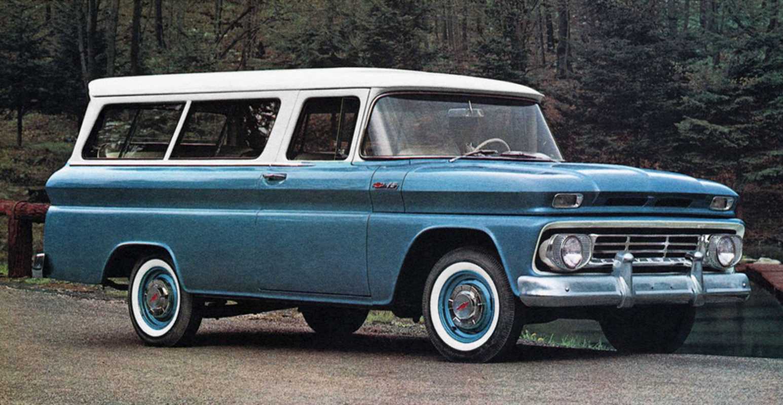 Chevrolet C10 Suburban Carryall 3.9 137hp, 1962