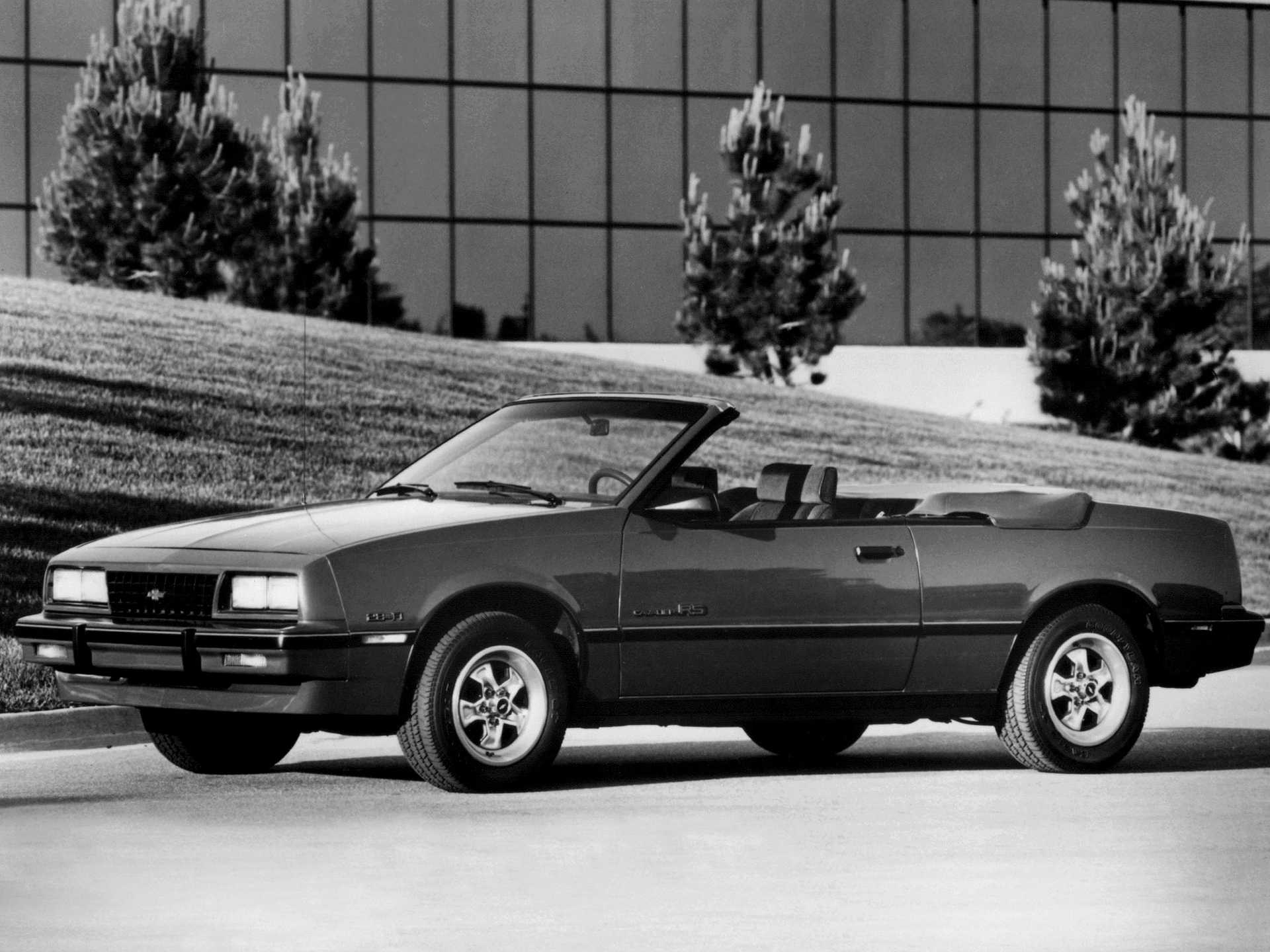 Chevrolet Cavalier RS Convertible 2.8 V6 MFI Hydra-Matic, 122hp, 1986