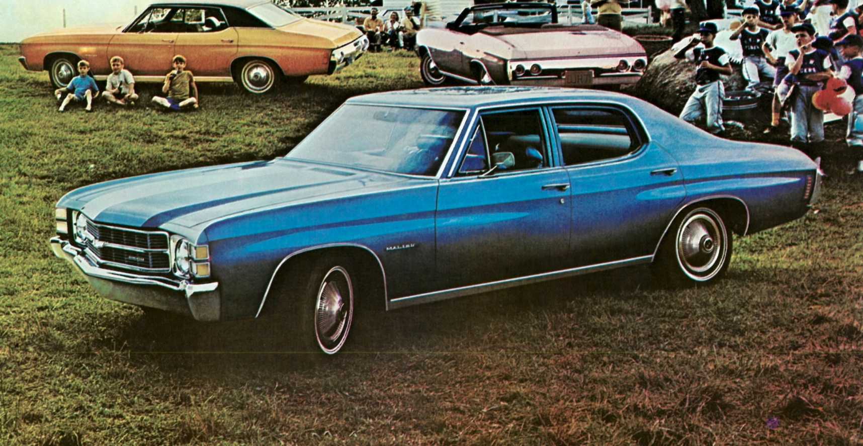 Chevrolet Chevelle Malibu Sedan 6.6 V8 304hp, 1971