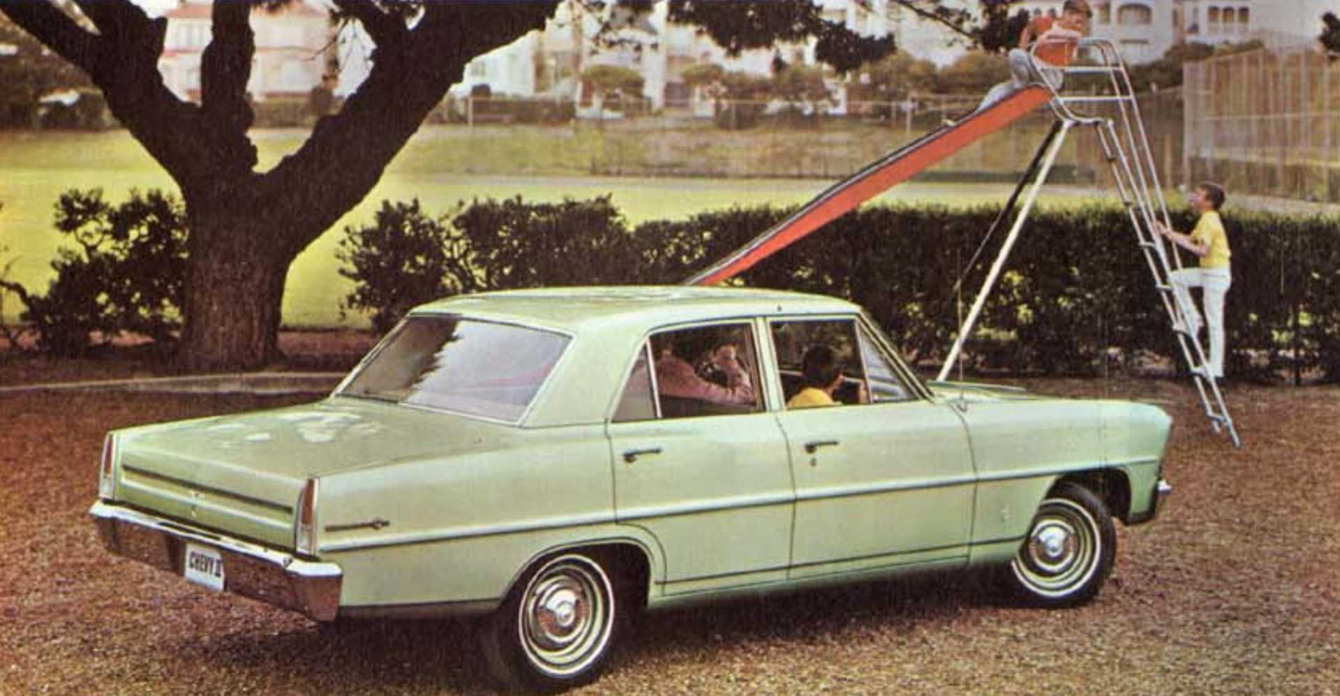 Chevrolet Chevy II 100 4-door Sedan 4.6 V8 198hp, 1967