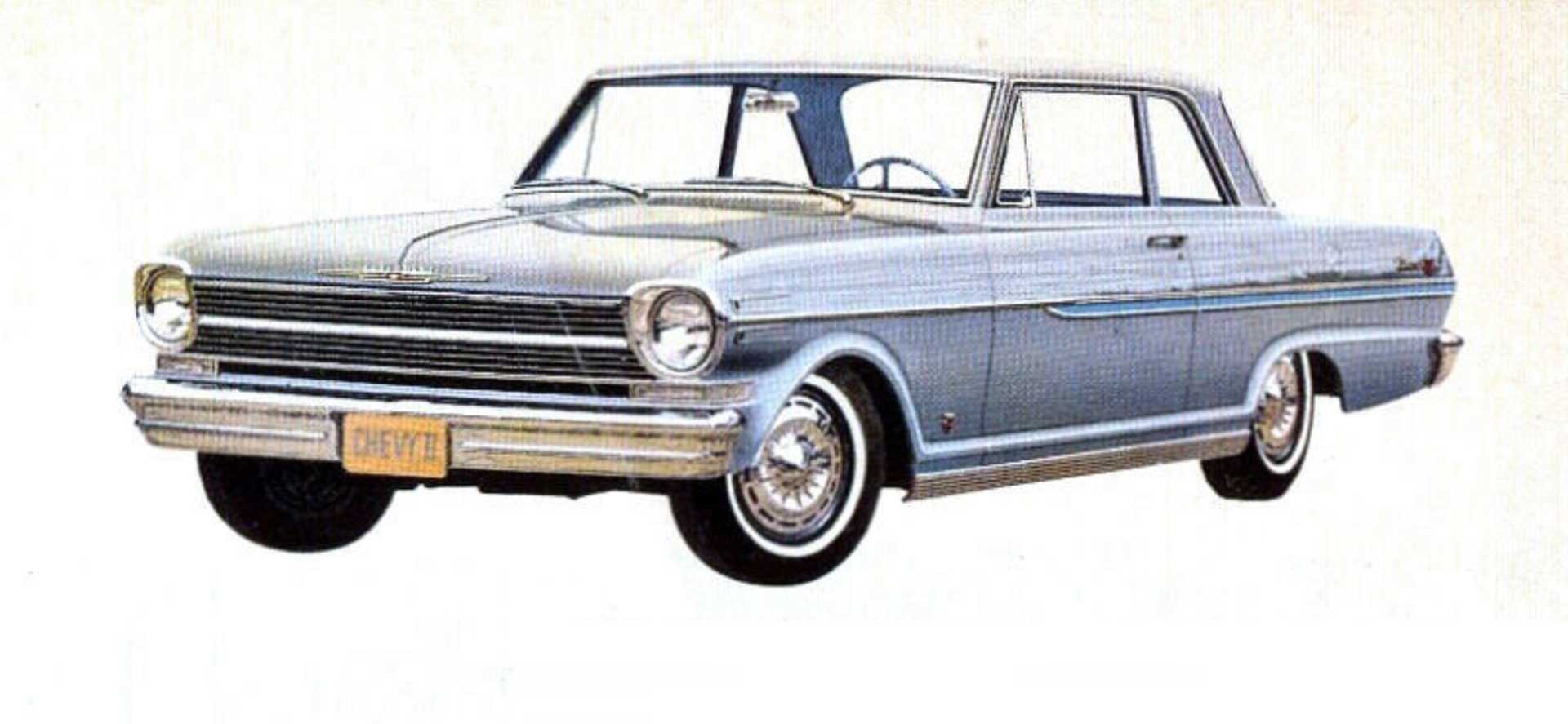 Chevrolet Nova 400 2-door Sedan 3.2 122hp, 1962