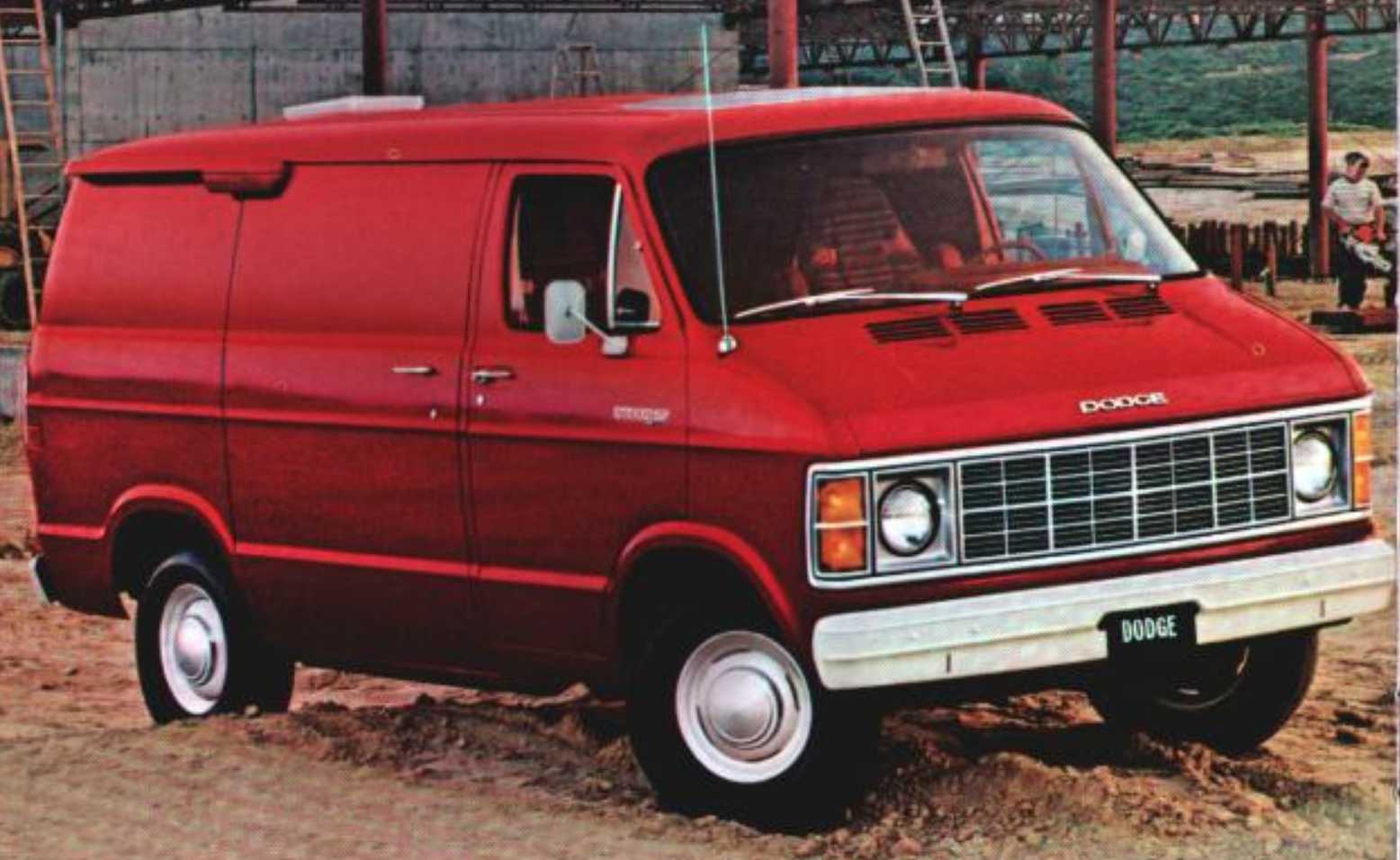 Dodge B200 Tradesman 3.7 LoadFlite, 107hp, 1980