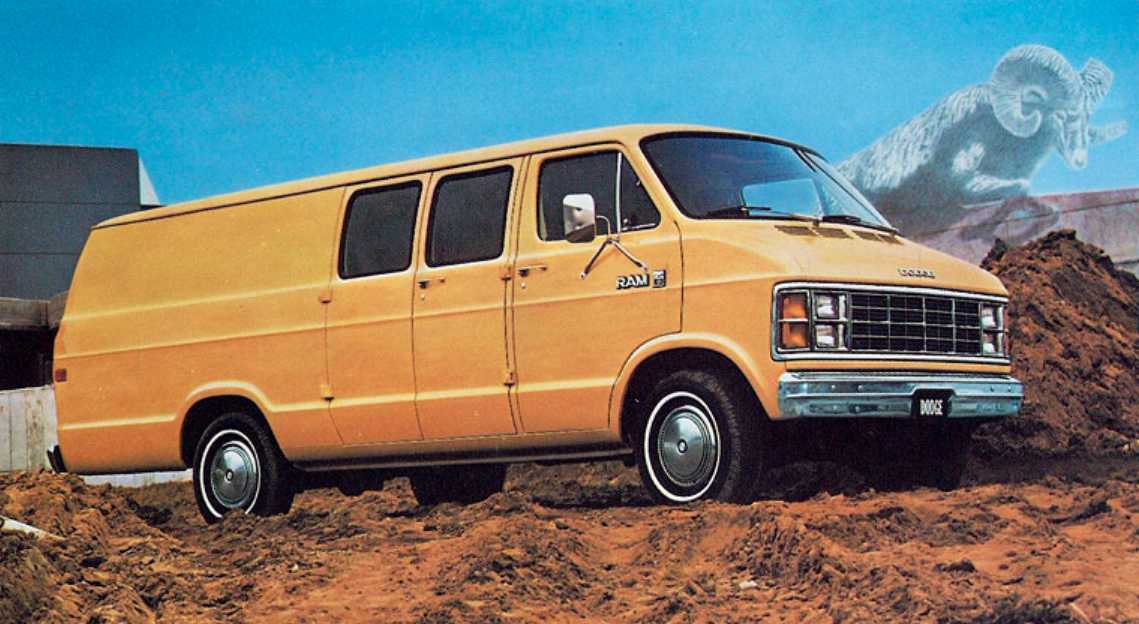 Dodge Ram B350 Van 5.9 V8 TorqueFlite, 173hp, 1981