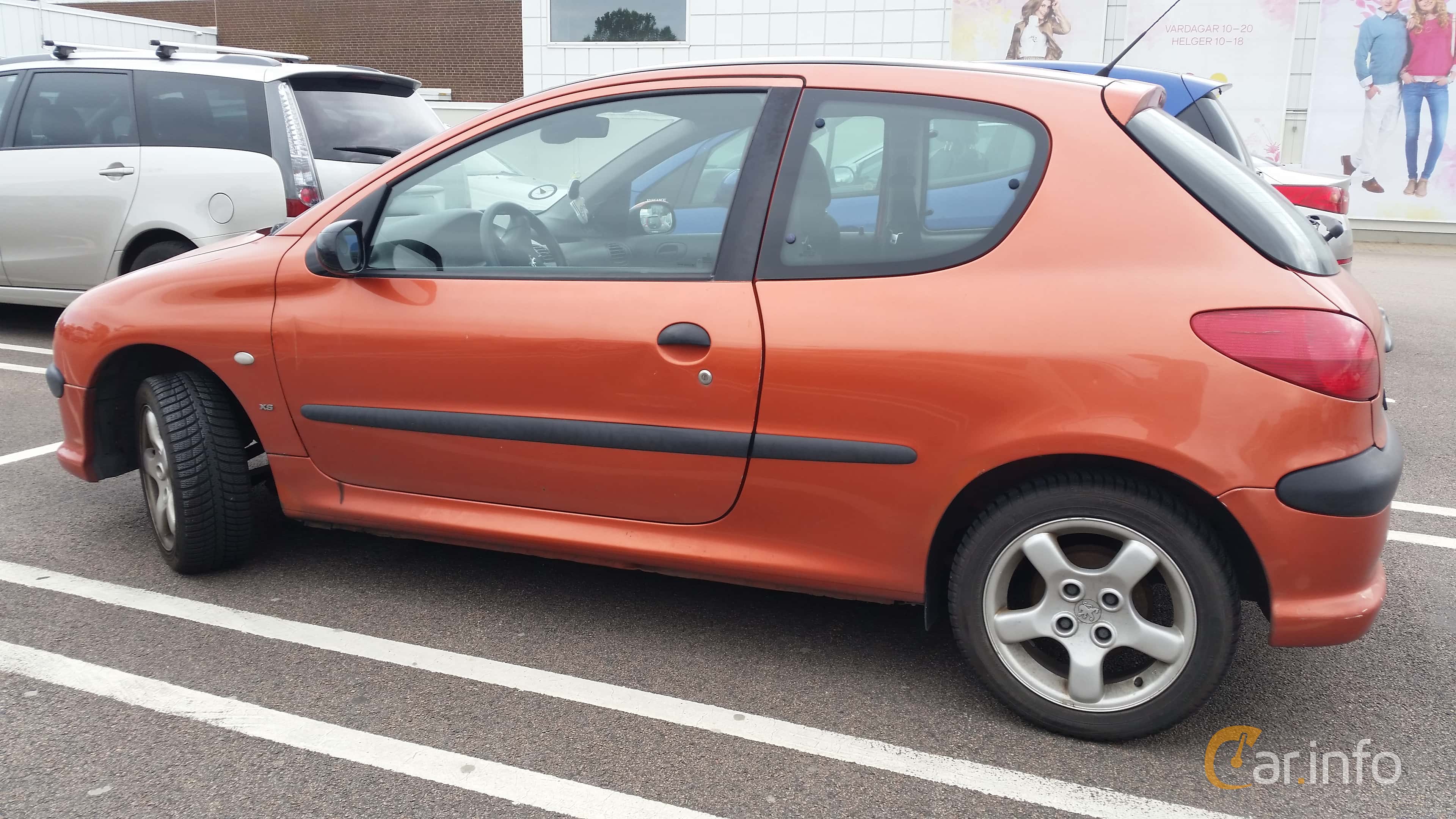 Peugeot 206 3-door 1.6 TipTronic, 89hp, 2002