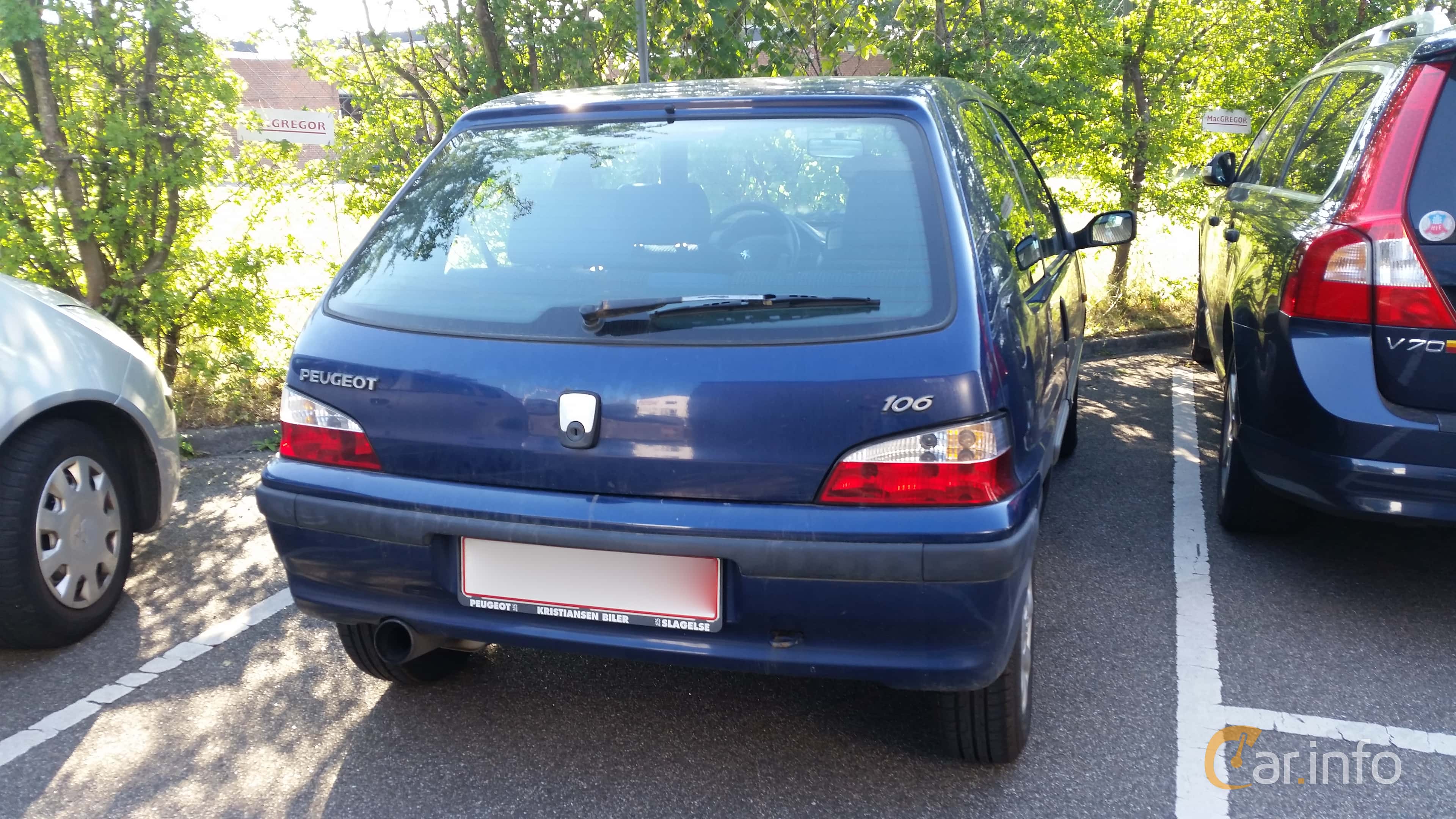 Peugeot 106 3-door 1.1 Manual, 54hp, 2001