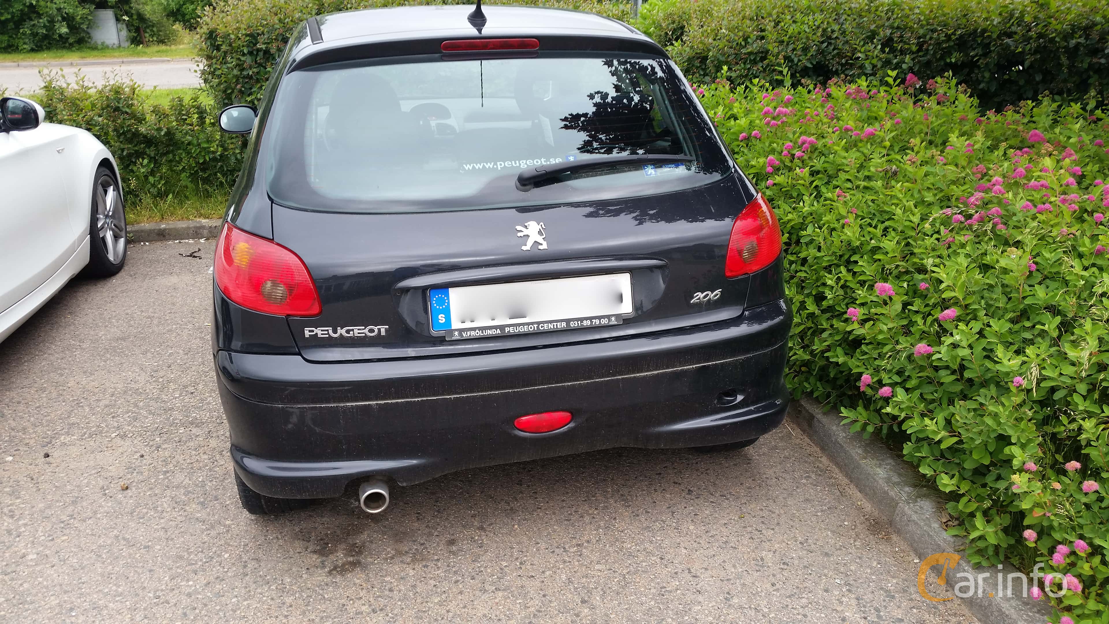 Peugeot 206 3-door 1.6 Manual, 109hp, 2006