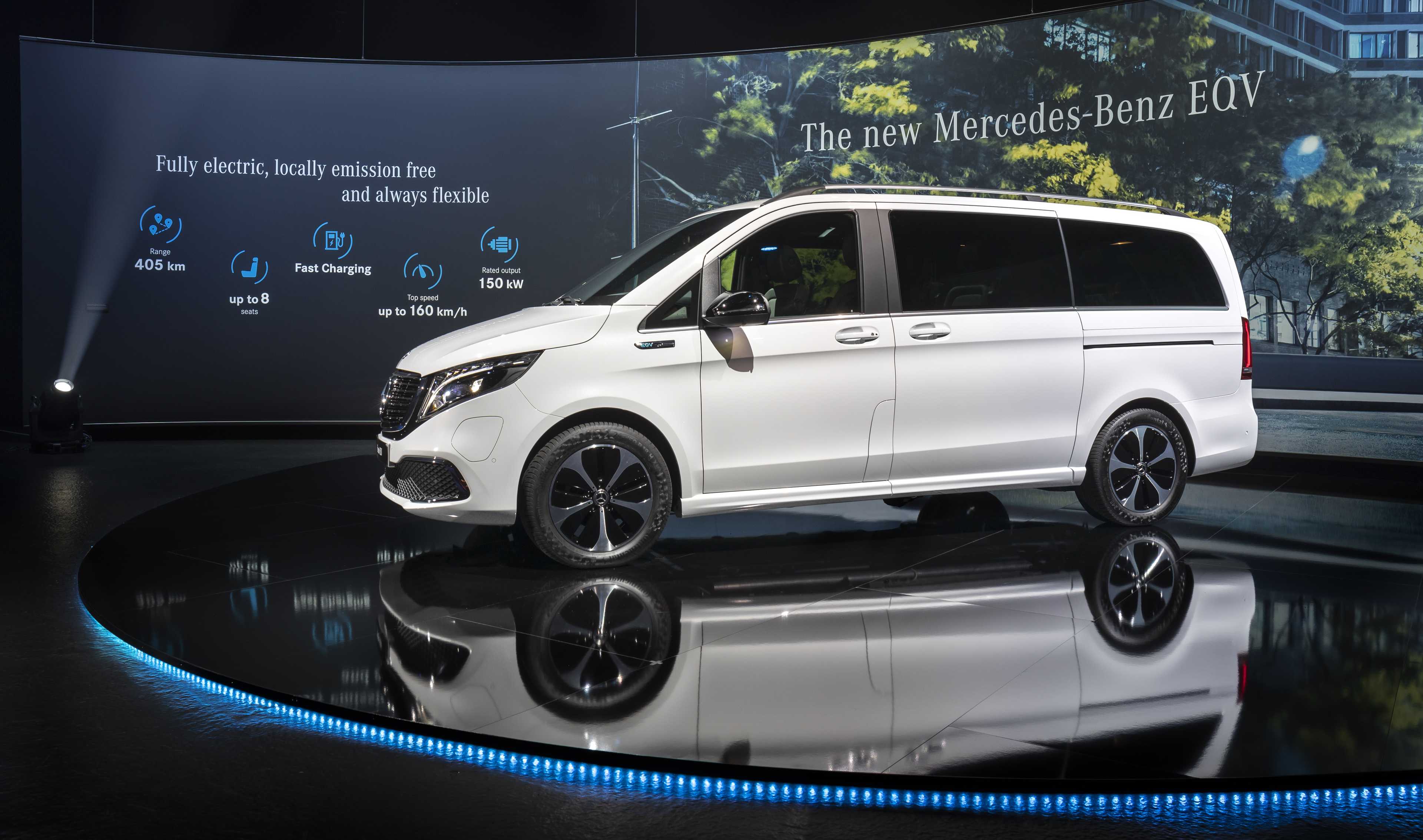 Mercedes-Benz EQV 300 90 kWh Single Speed, 204hp, 2020