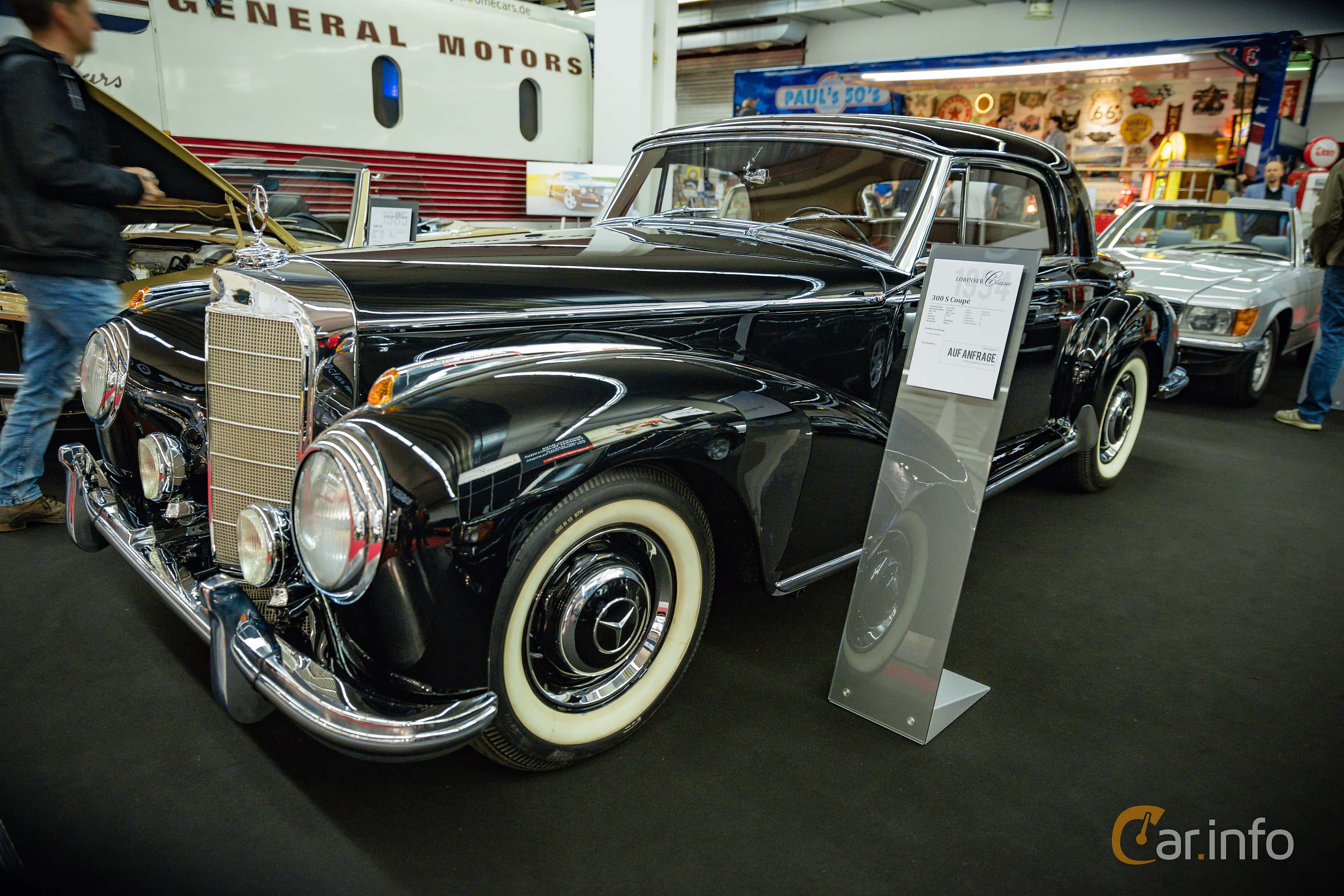 Mercedes-Benz Lorinser 300 S Coupé  Manual, 150hp, 1954
