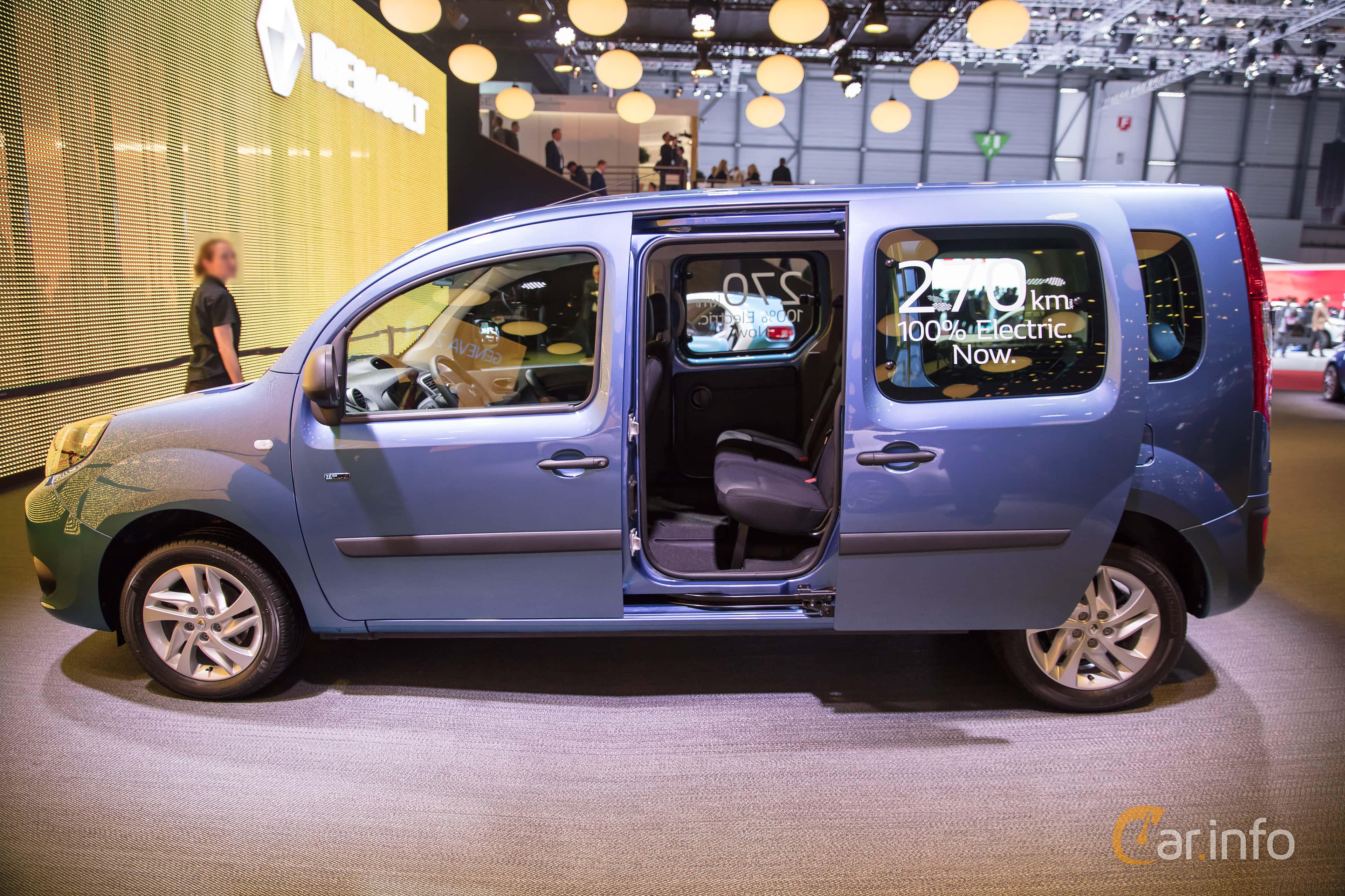 Renault Kangoo Z.E. Express Maxi Passenger 22 kWh Single Speed, 60hp, 2017