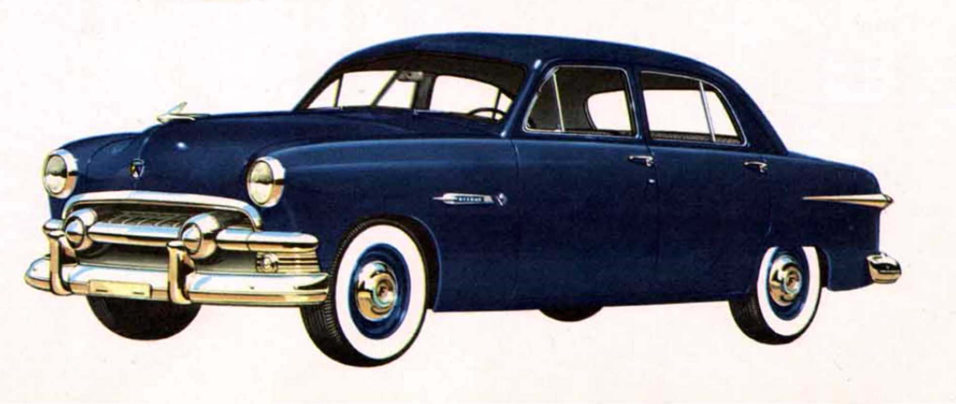 Ford Deluxe Fordor Sedan 3.9 V8 102hp, 1951