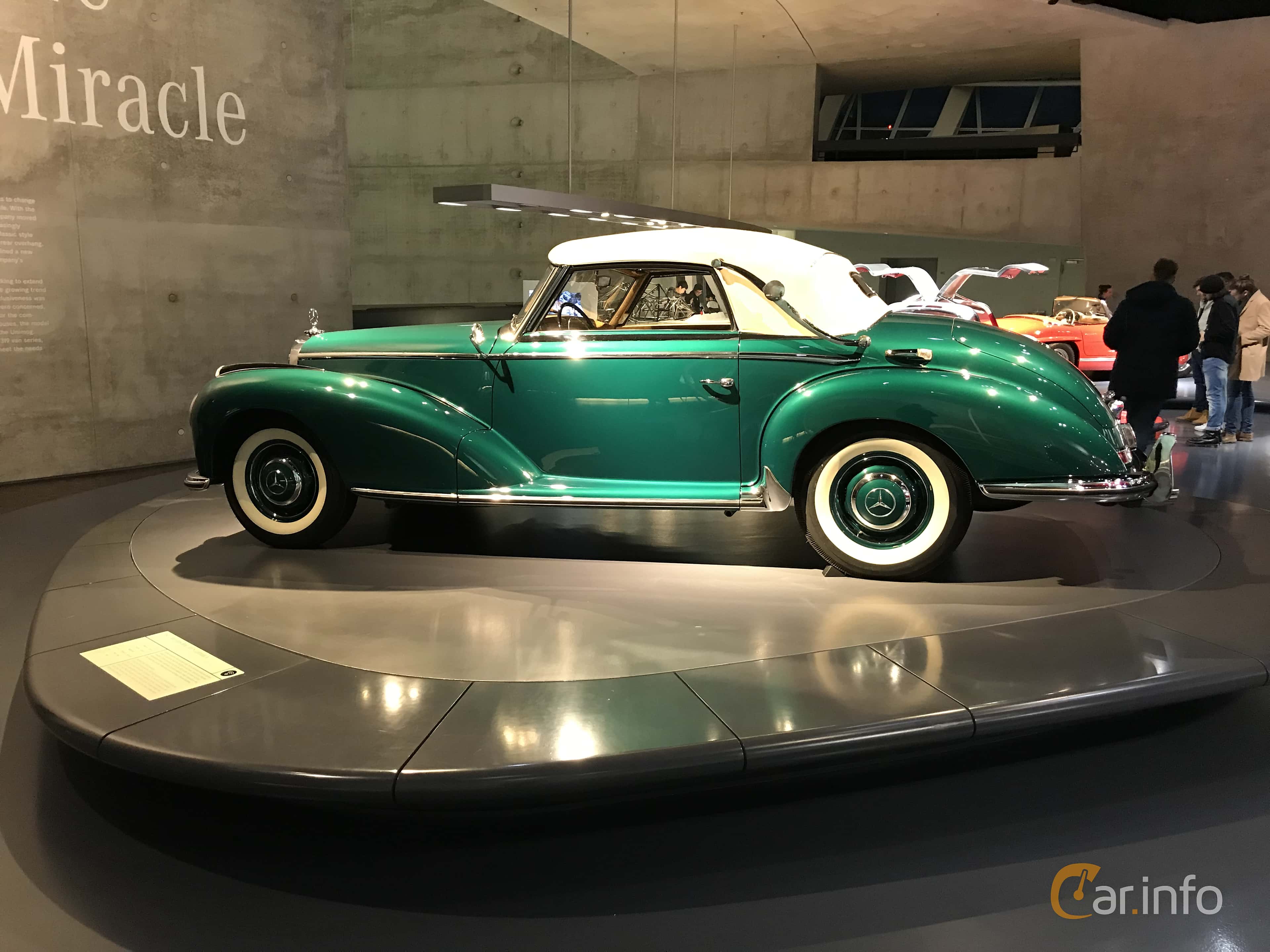Mercedes-Benz 300 S Cabriolet A  Manual, 150hp, 1954