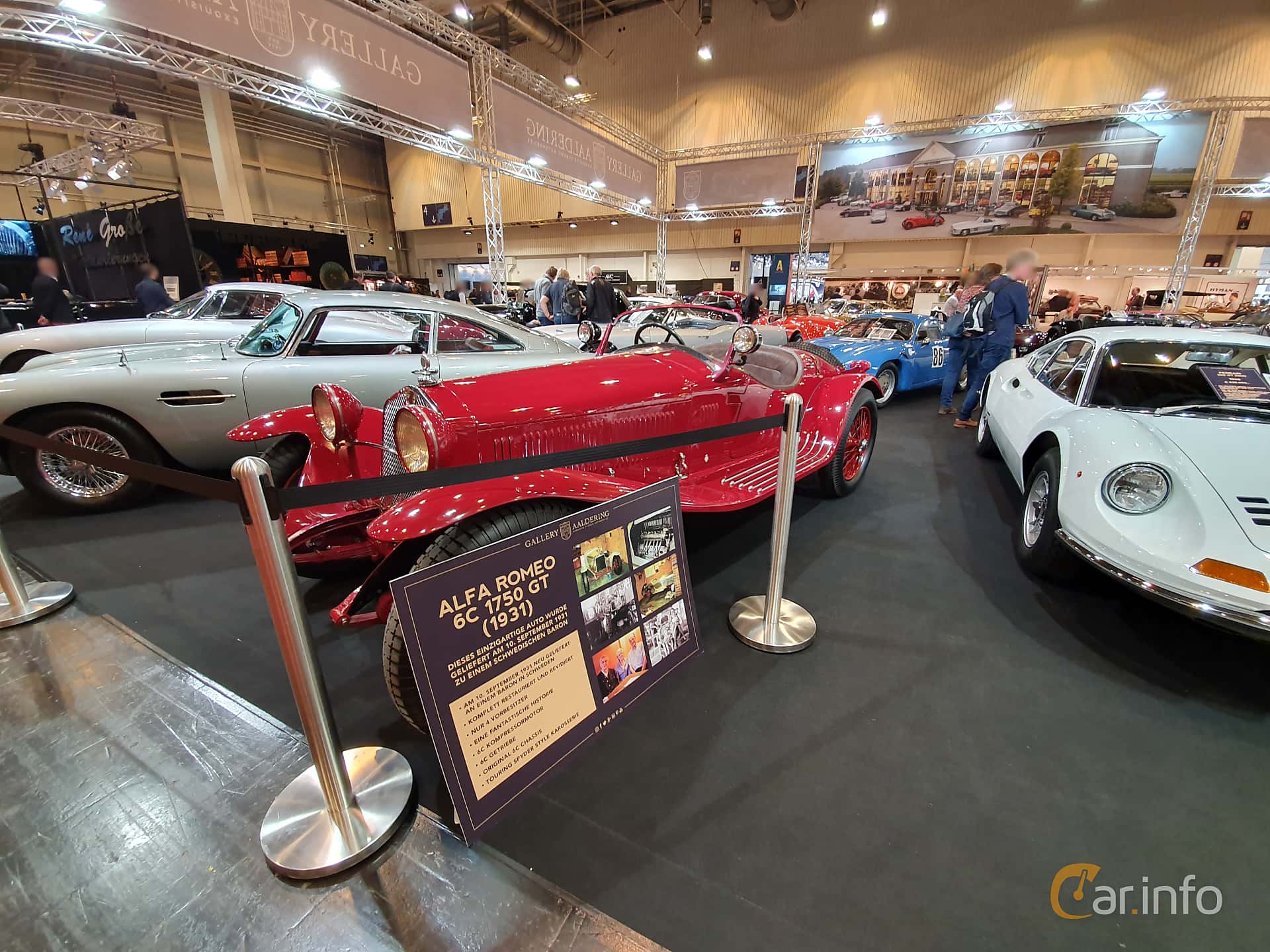 Alfa Romeo 6C 1750 Gran Turismo Compressore 1.75 Manual, 82hp, 1931