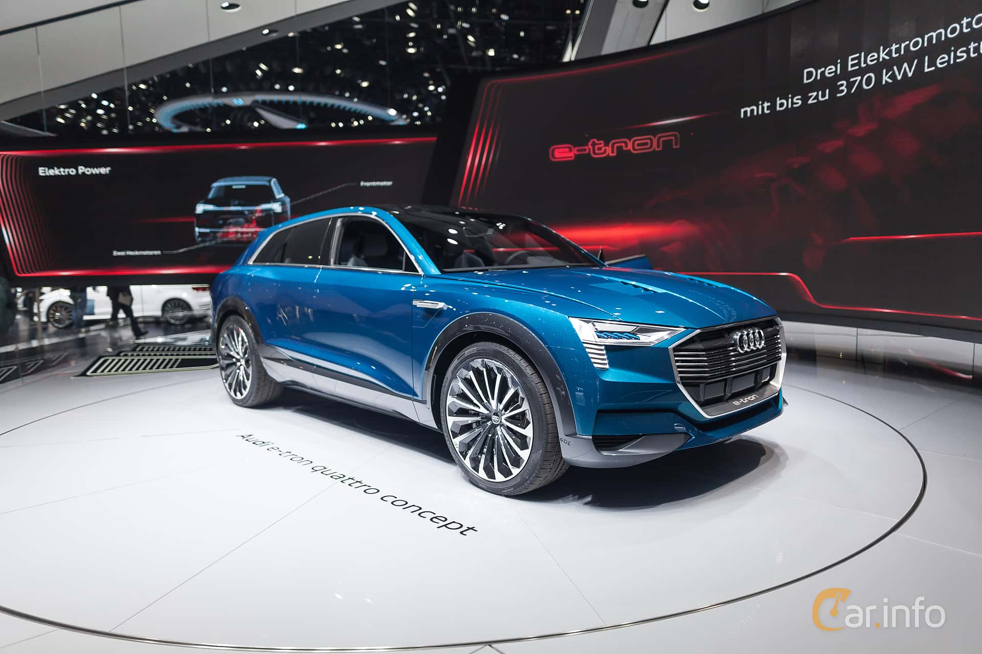 Audi e-Tron Quattro 95 kWh quattro Single Speed, 503hp, 2015