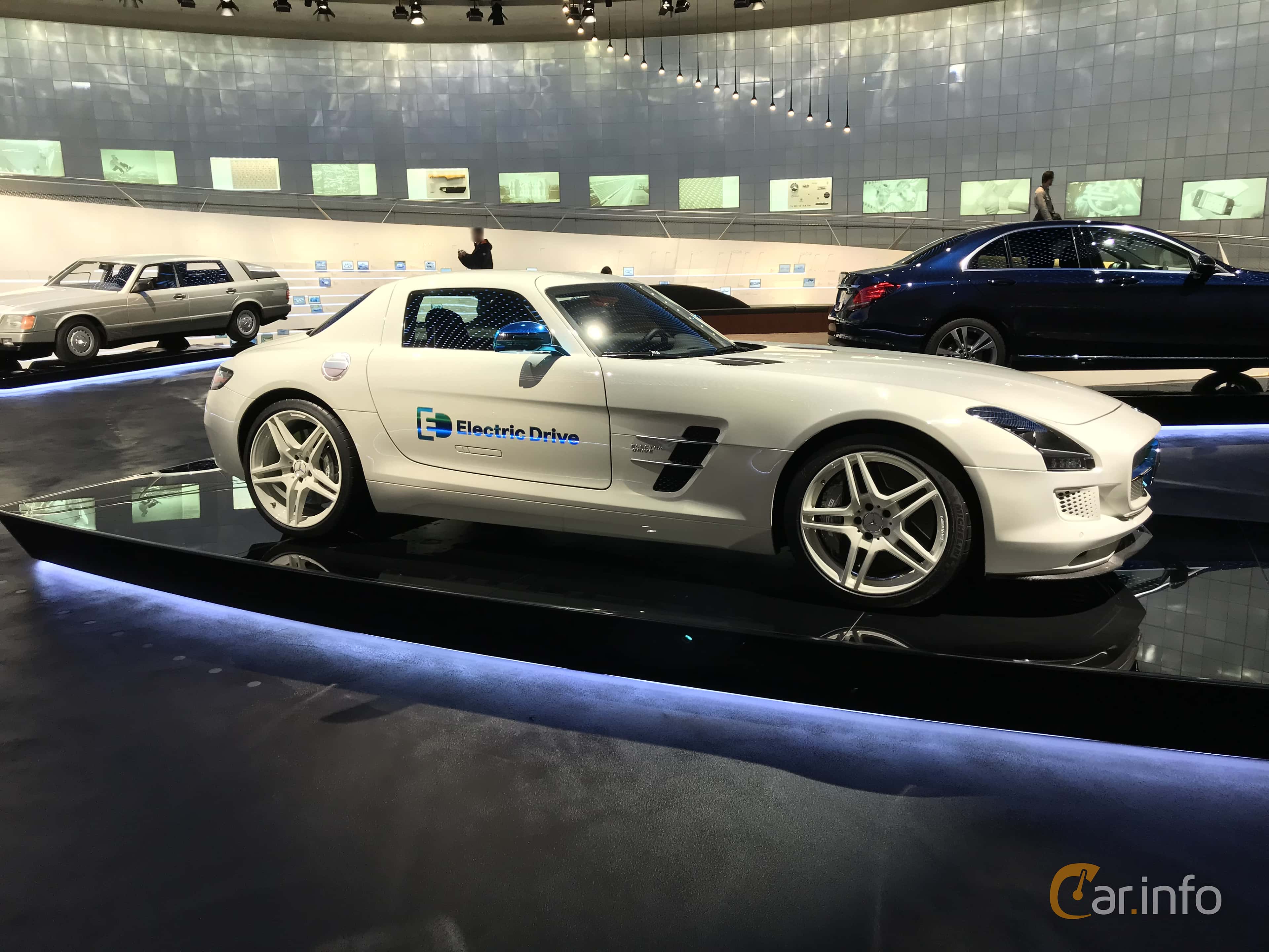 Mercedes-Benz SLS AMG Coupé Electric Drive  Single Speed, 751hp, 2012