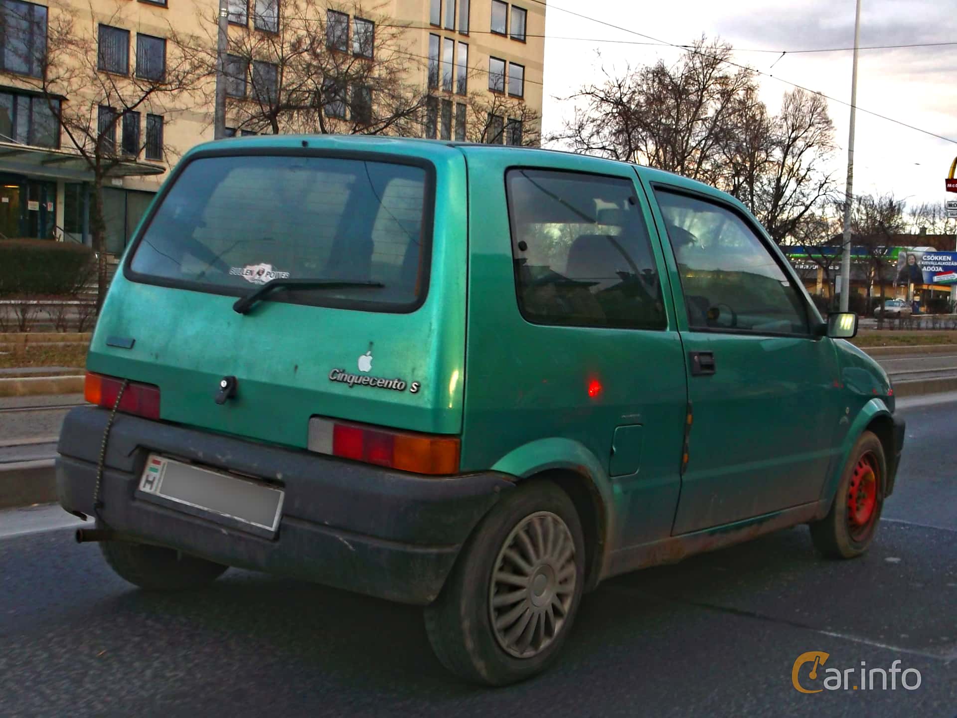 Fiat Cinquecento 0.9 Manual, 39hp, 1992