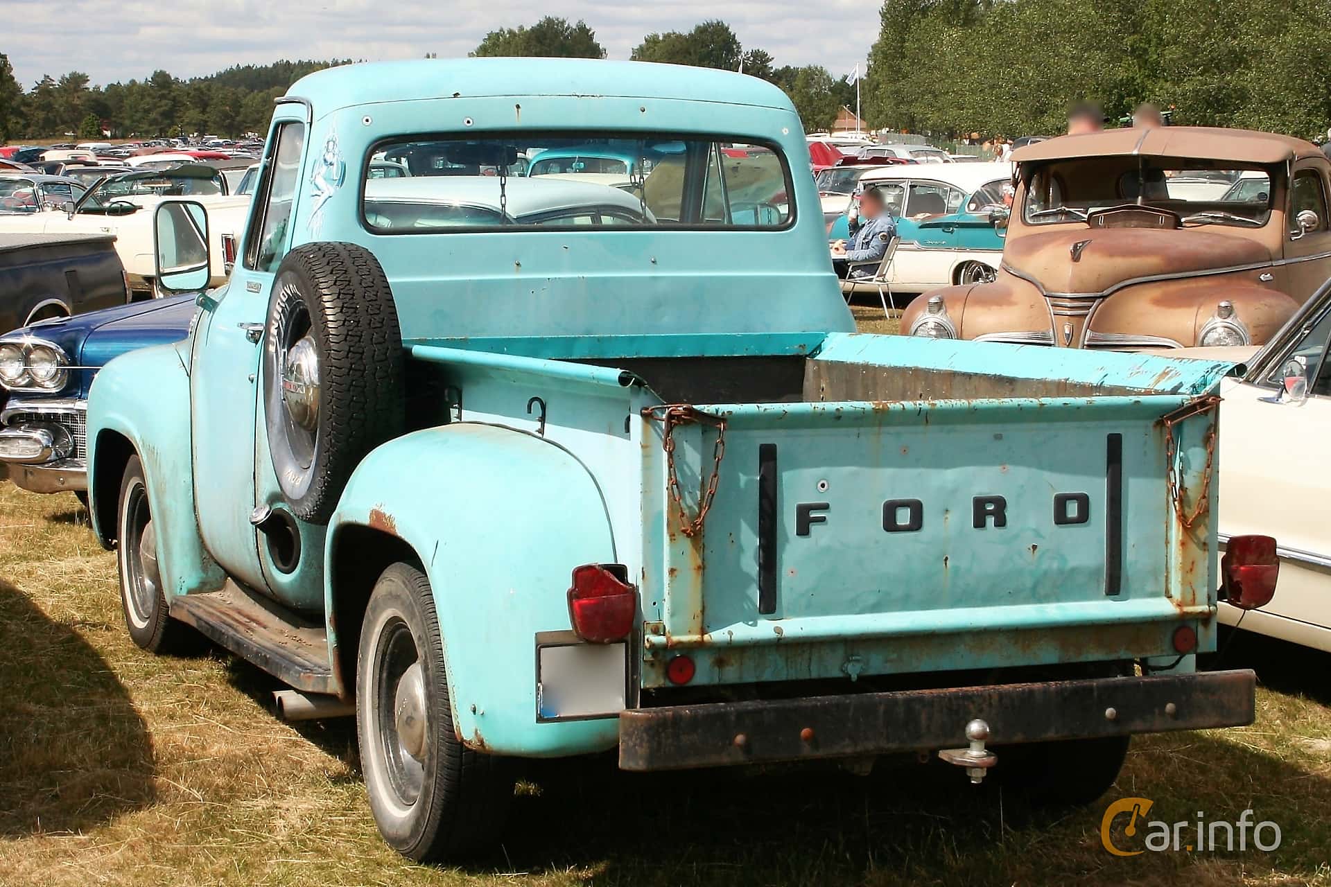 Ford F Pickup 3.7  Manual, 117hp, 1955