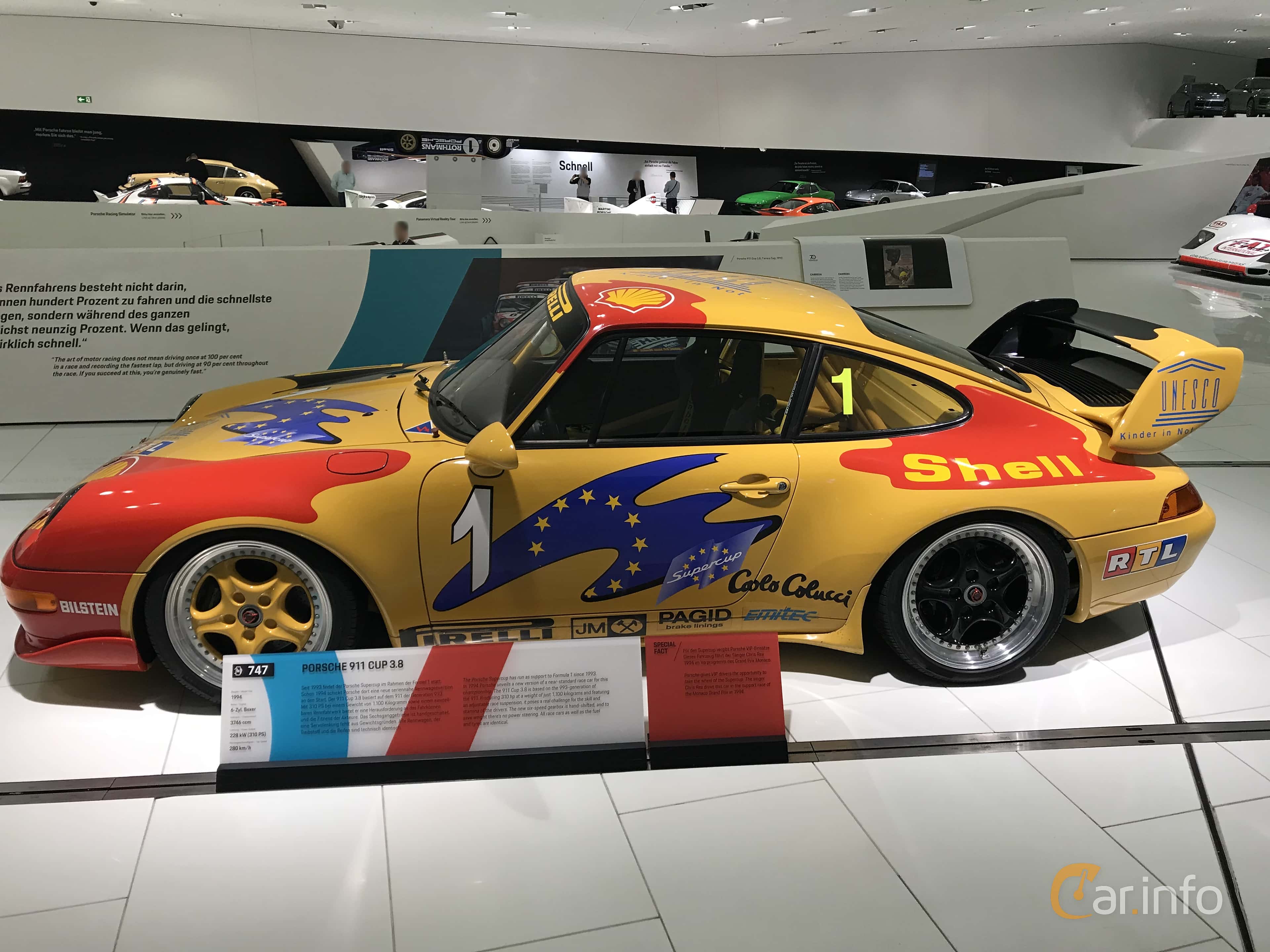 Porsche 911 Cup 3.8  Manual, 310hp, 1994