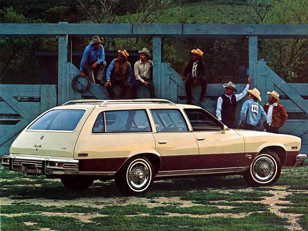 Buick Century Custom 3-seat Wagon 6.6 V8 Hydra-Matic, 188hp, 1977