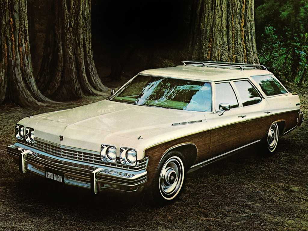 Buick Estate Wagon 2-seat 7.5 V8 Hydra-Matic, 248hp, 1974