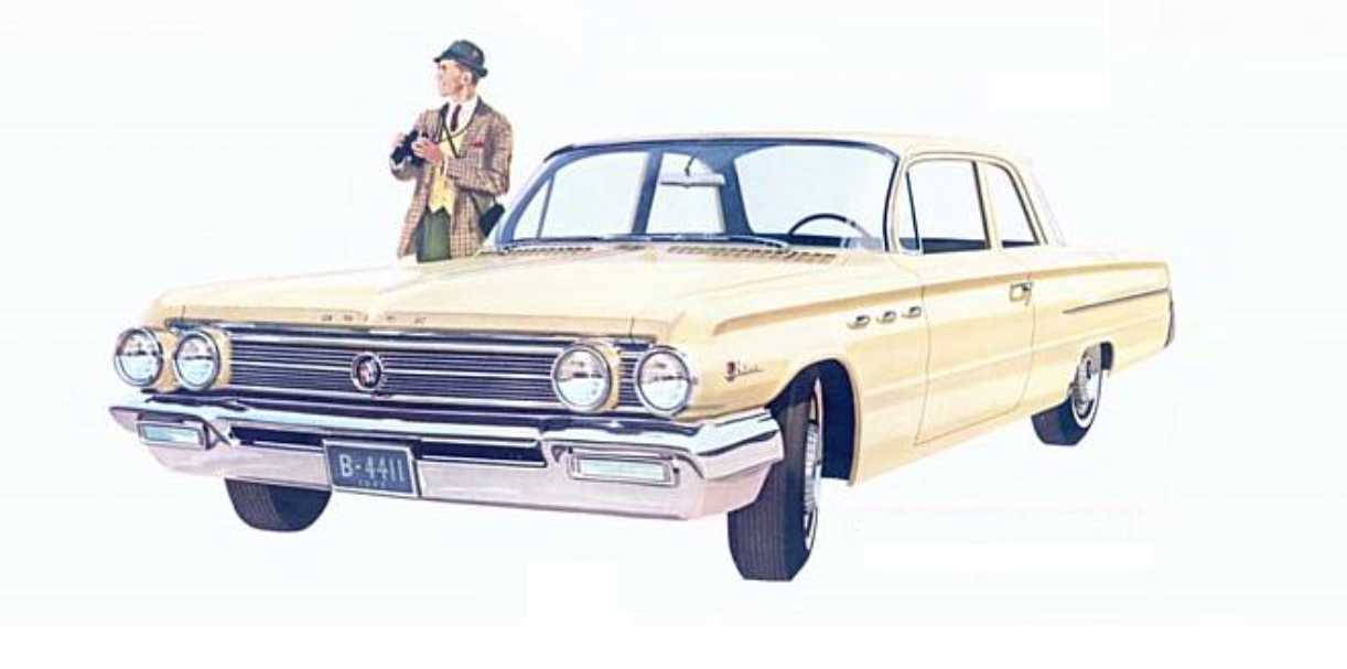 Buick LeSabre 2-door Sedan 6.6 V8 Automatic, 330hp, 1962
