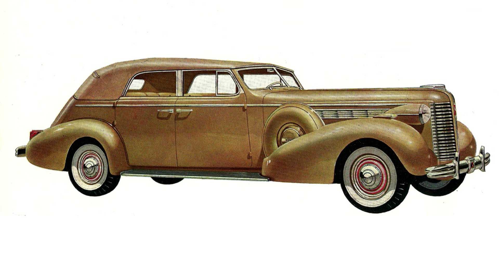 Buick Roadmaster Sport Phaeton 5.2 Manual, 143hp, 1938