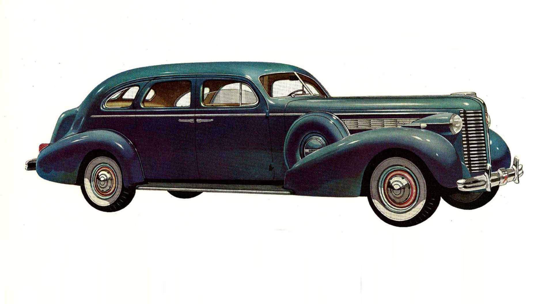 Buick Roadmaster Formal Sedan 5.2 Manual, 143hp, 1938