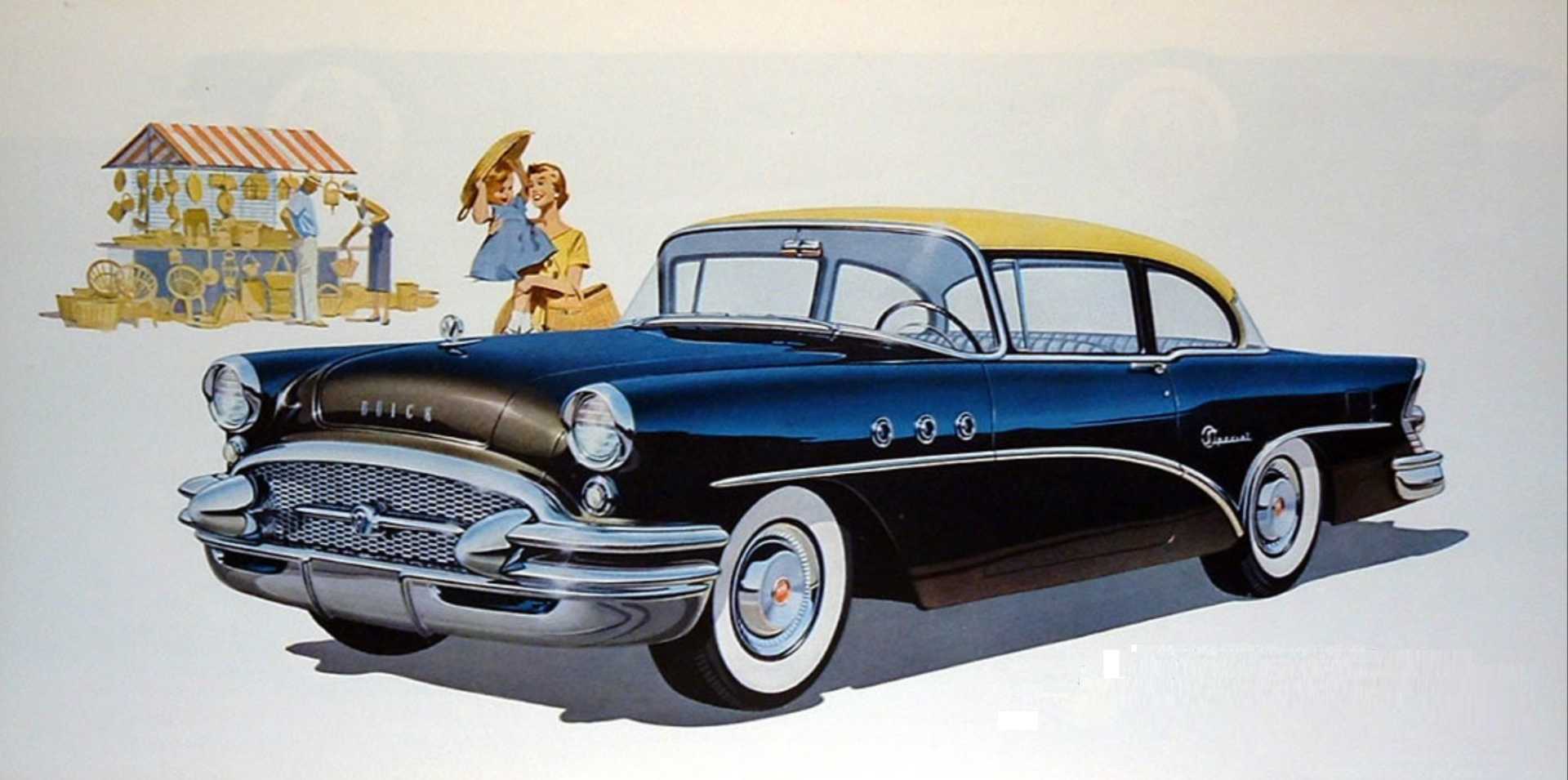 Buick Special 2-door Sedan 4.3 V8 191hp, 1955