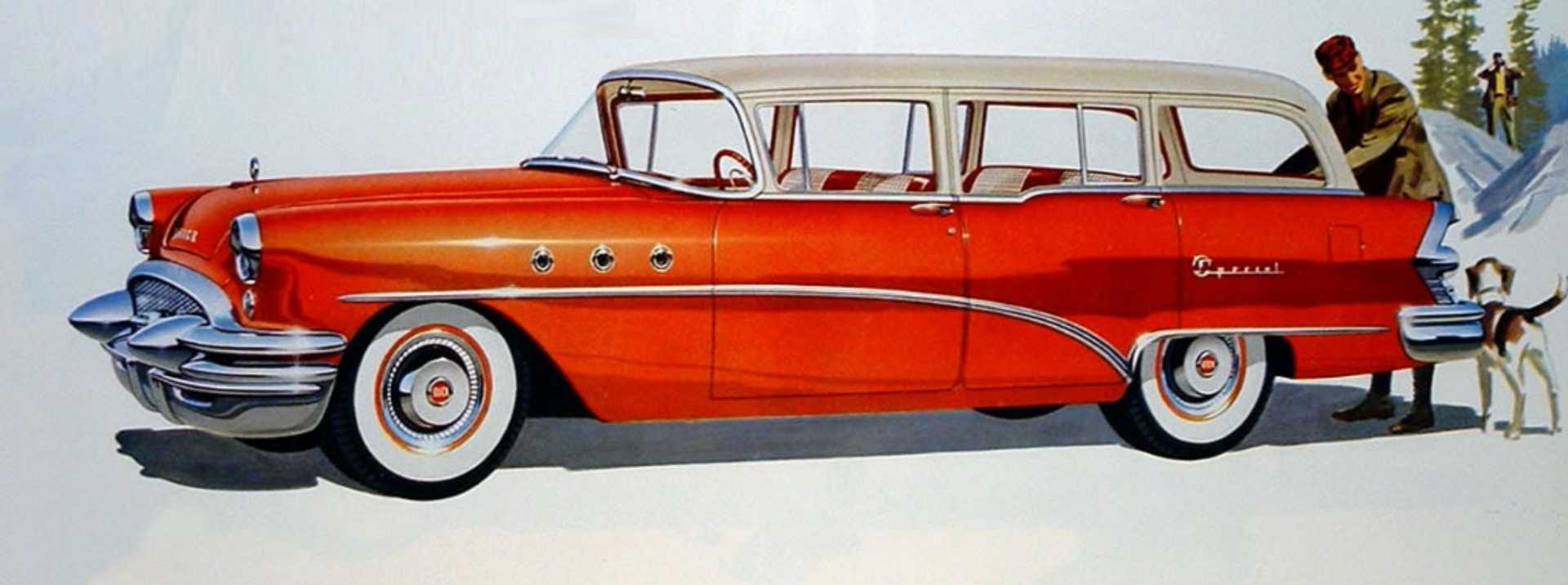 Buick Special Estate Wagon 4.3 V8 191hp, 1955