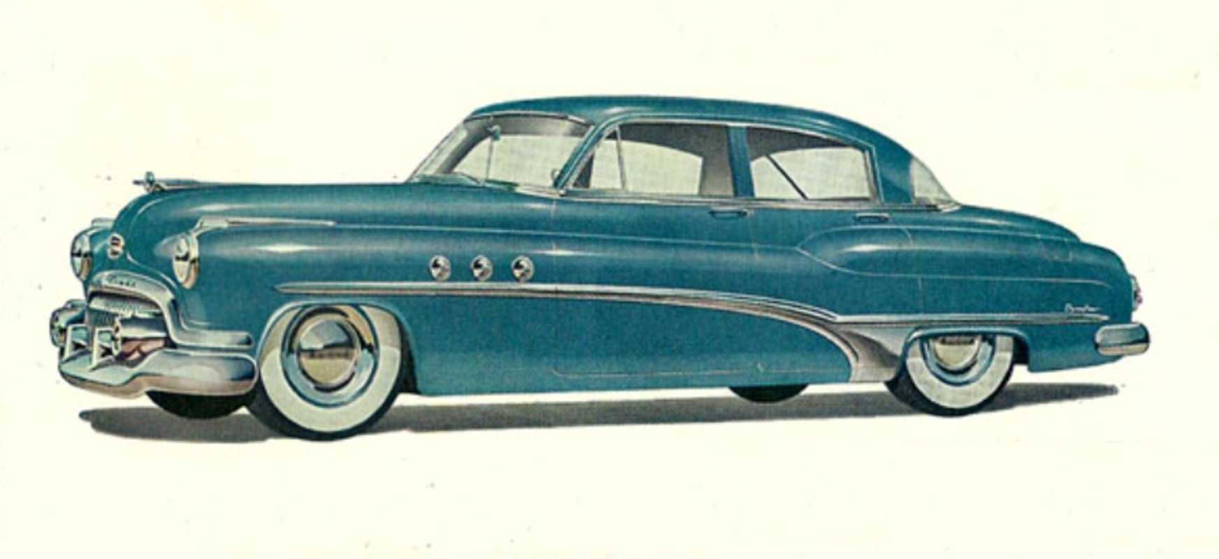 Buick Super Tourback Sedan 4.3 Manual, 126hp, 1951