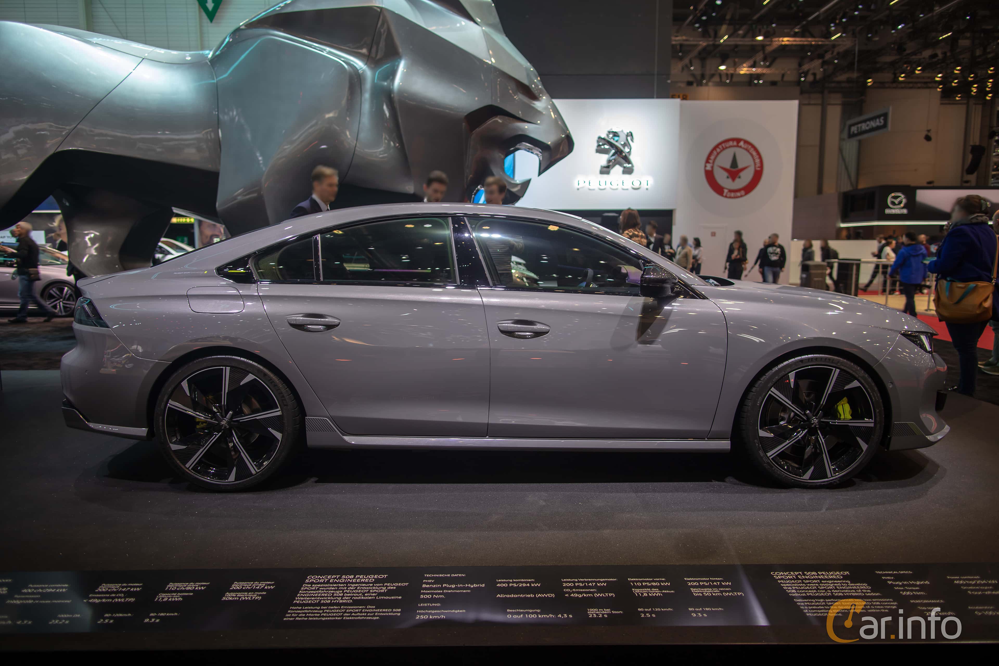 Peugeot 508 Sport Engineered 1.6 + 11.8 kWh AWD EAT, 400hp, 2019