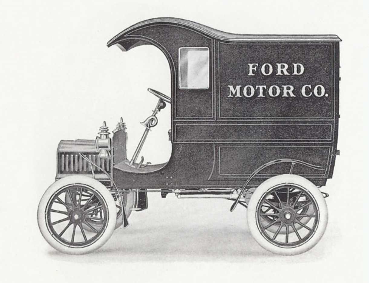 Ford Model E Delivery Car 2.0 Manual, 10hp, 1905