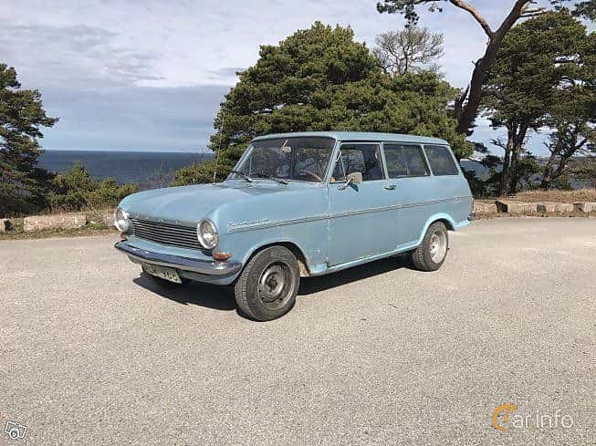 Opel Kadett 1000 S Car-A-Van Manual, 4-speed