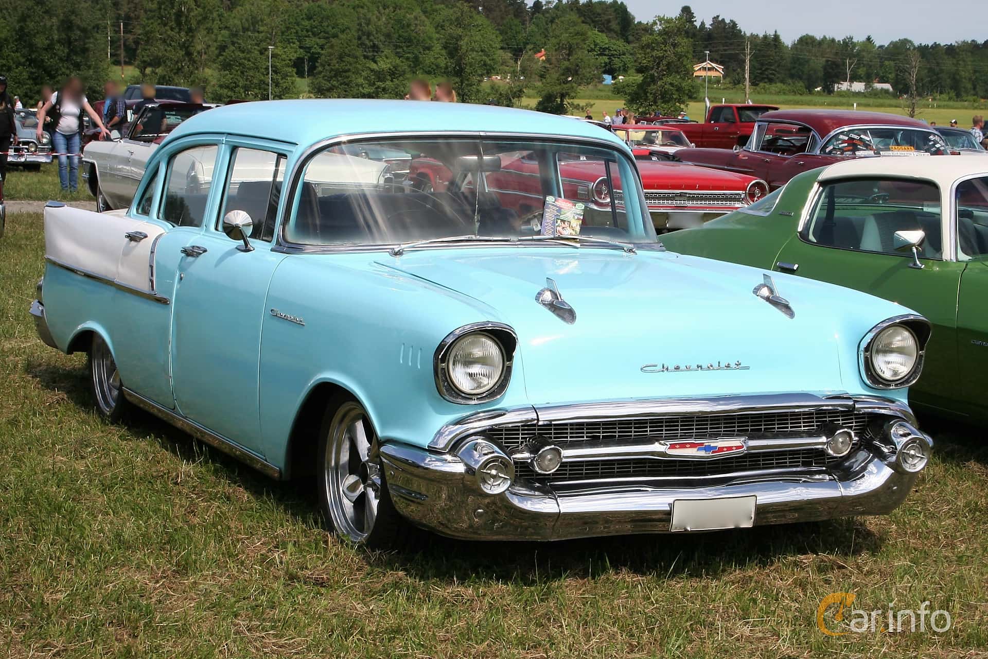 Chevrolet One-Fifty 4-door Sedan 3.9 Powerglide, 142hp, 1957