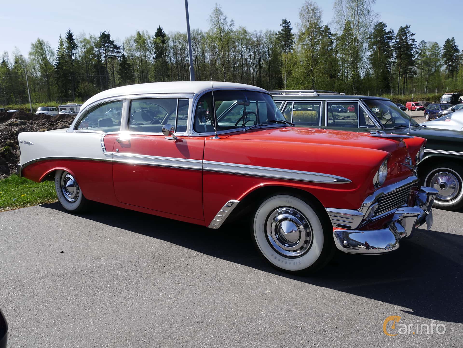 Chevrolet Bel Air 2-door Sedan 4.3 V8 Powerglide, 173hp, 1956
