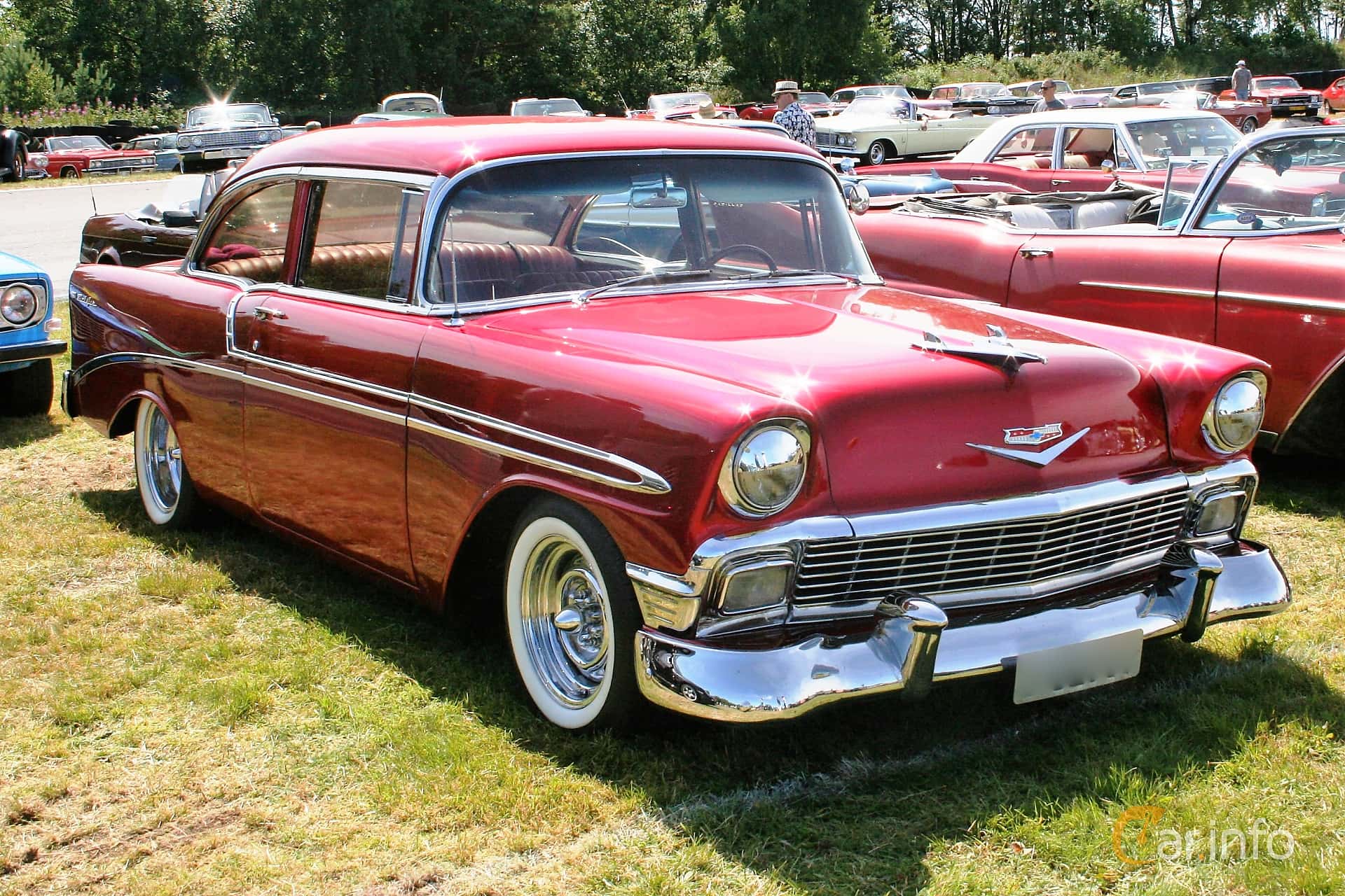 Chevrolet Bel Air 2-door Sedan 4.3 V8 Manual, 165hp, 1956