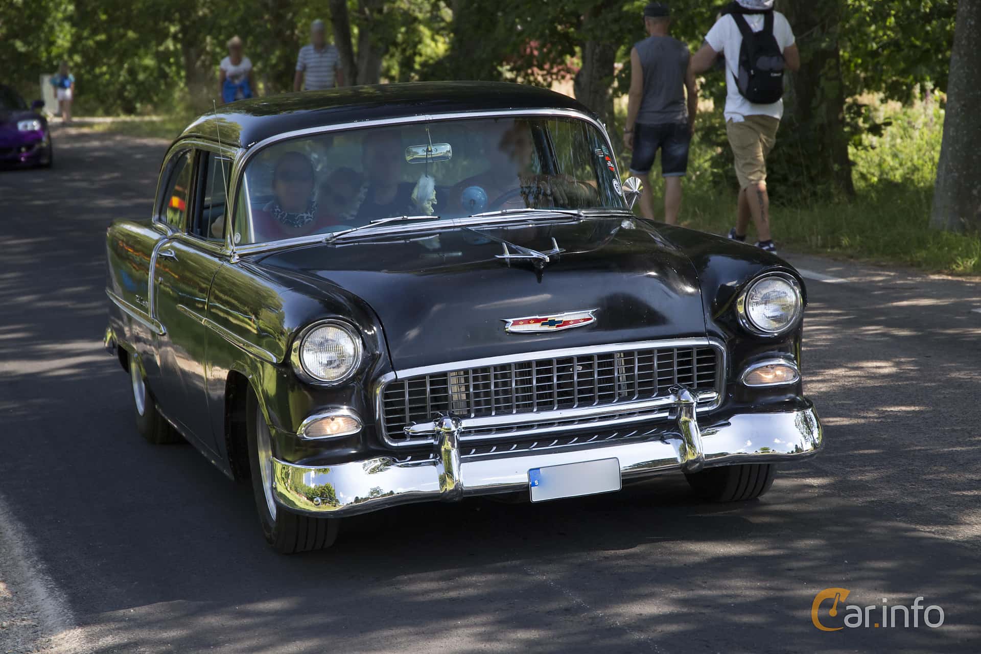 Chevrolet Bel Air 2-door Sedan 3.9 Manual, 125hp, 1955