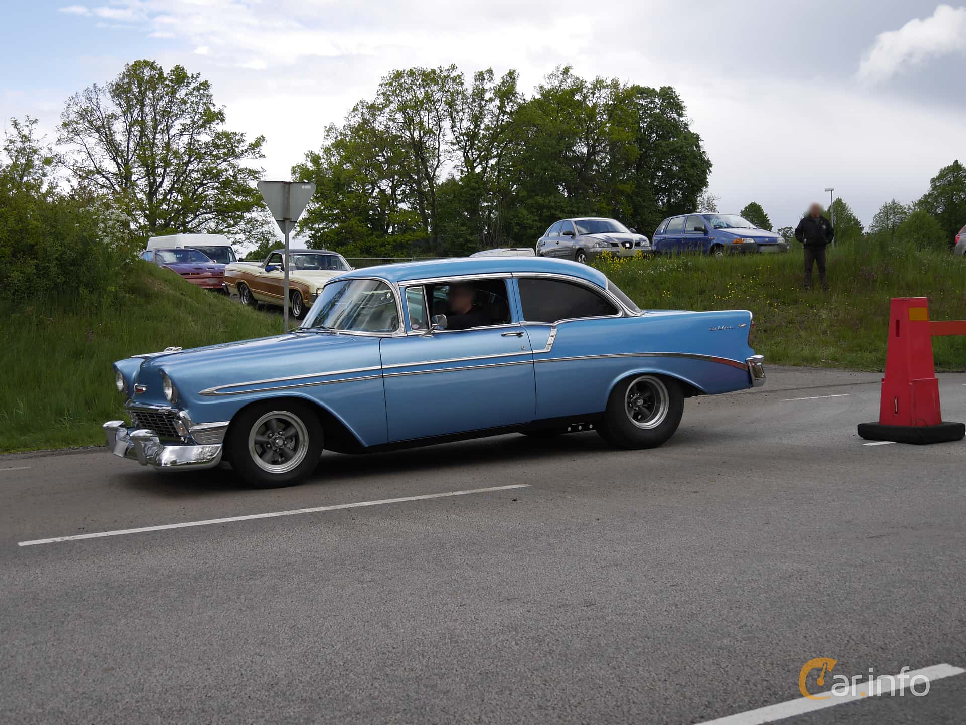 Chevrolet Bel Air 2-door Sedan 4.3 V8 228hp, 1956