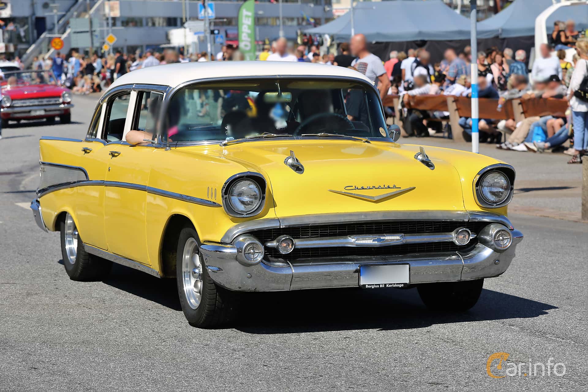 Chevrolet Bel Air 4-door Sedan 4.6 V8 FI Turboglide, 254hp, 1957