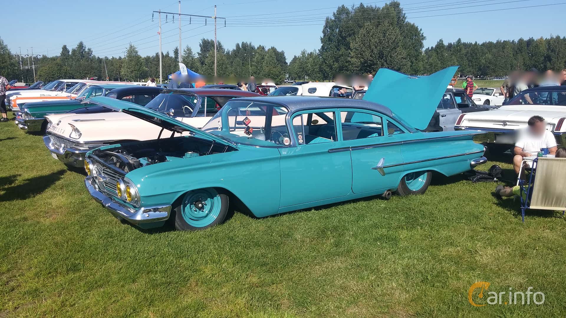 Chevrolet Bel Air 4-door Sedan 5.7 V8 Powerglide, 309hp, 1960