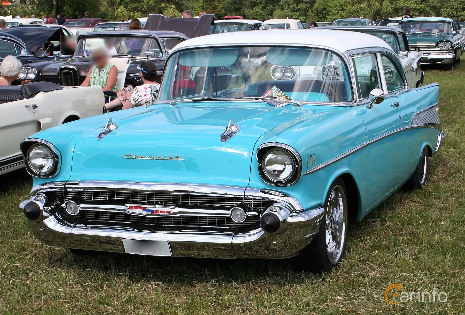 Chevrolet Bel Air 2-door Sedan 4.6 V8 Turboglide, 223hp, 1957
