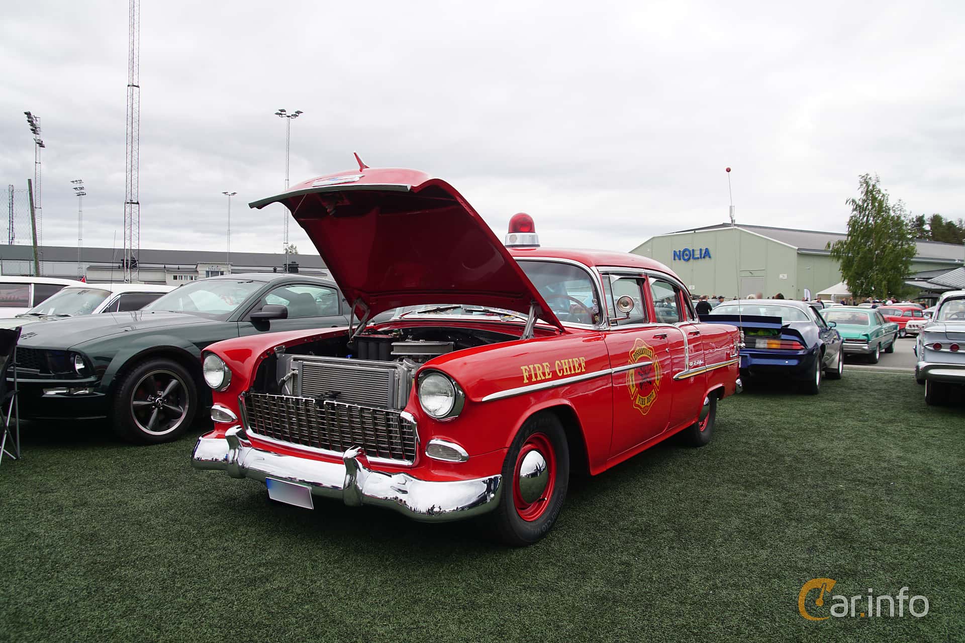 Chevrolet Bel Air 4-door Sedan 4.3 V8 Manual, 183hp, 1955
